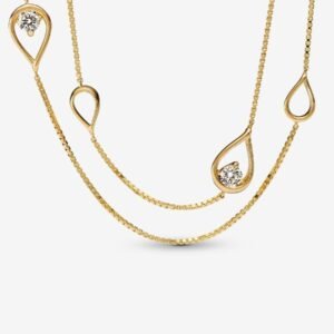 nec3 Elegant Silver Necklace Set